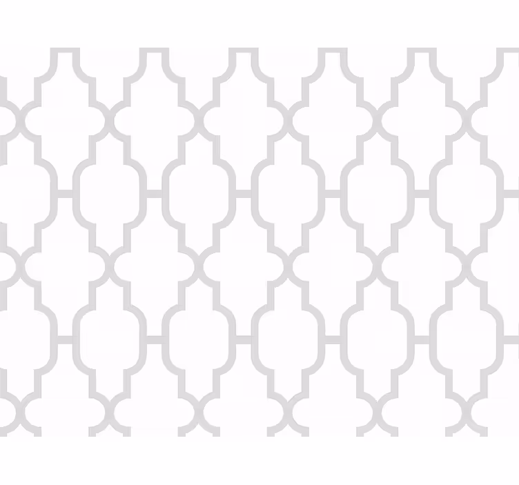 Living room wallpaper grey geometric design - TenStickers