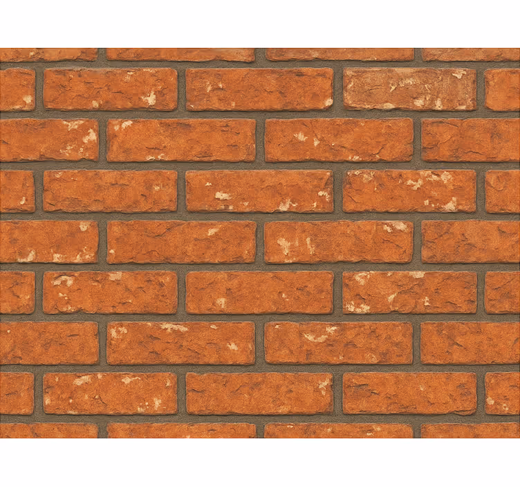 Living room wallpaper urban brick design - TenStickers