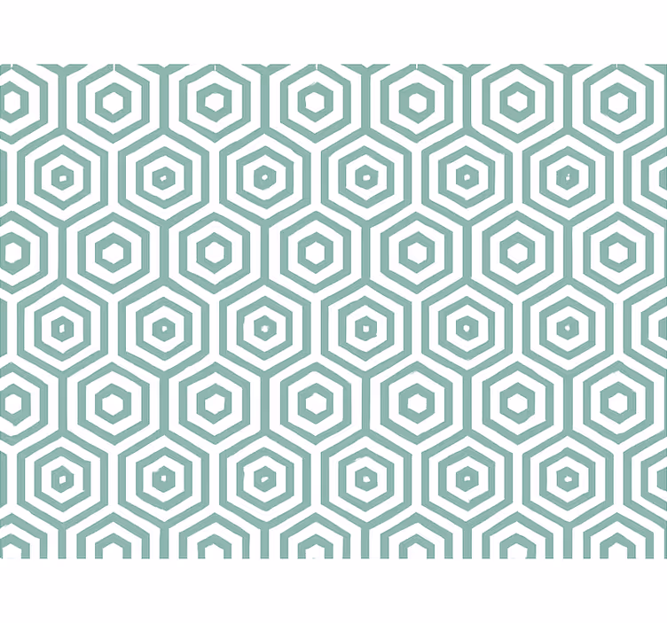 Living room wallpaper abstract geometric design - TenStickers