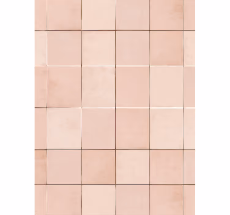 Kitchen wallpaper pink tile design - TenStickers