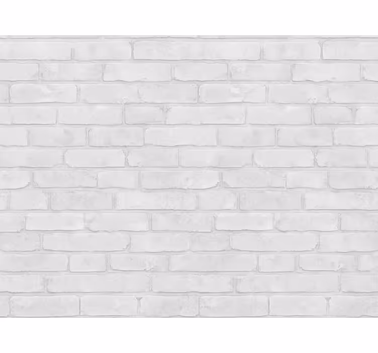 Whitewashed loft brick wallpaper - TenStickers