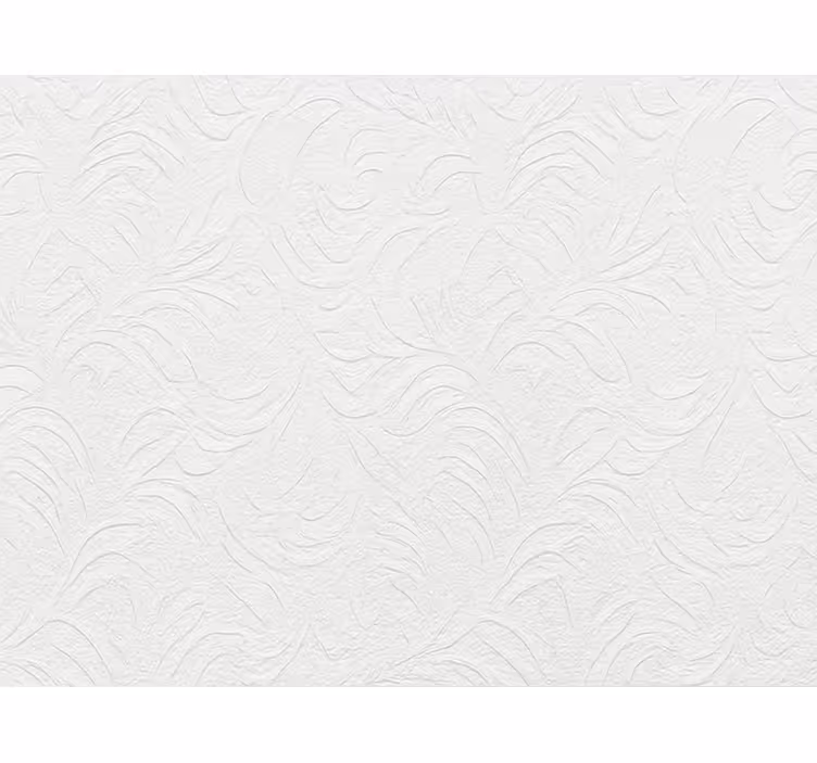 Living room wallpaper minimalistic white textured - TenStickers