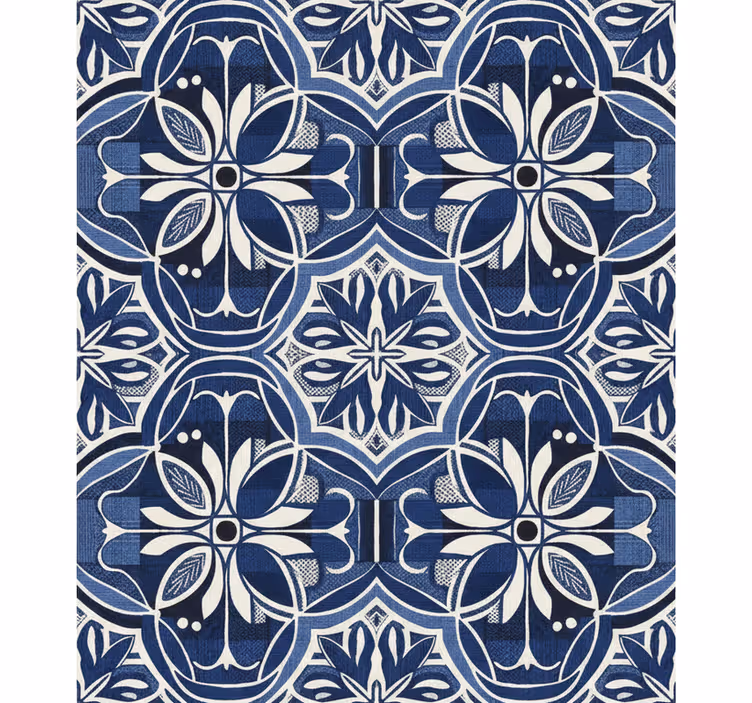 Navy wallpaper navy fabric design - TenStickers