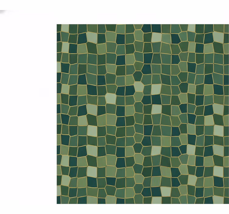 Green wallpaper small croco pattern green - TenStickers
