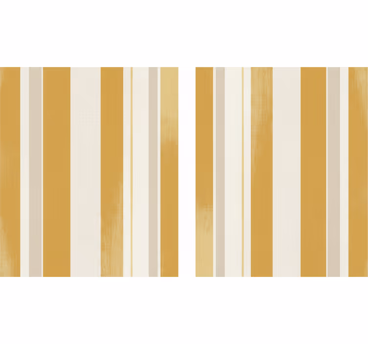 Vertical stripe wallpaper fine decor yellow stripes - TenStickers