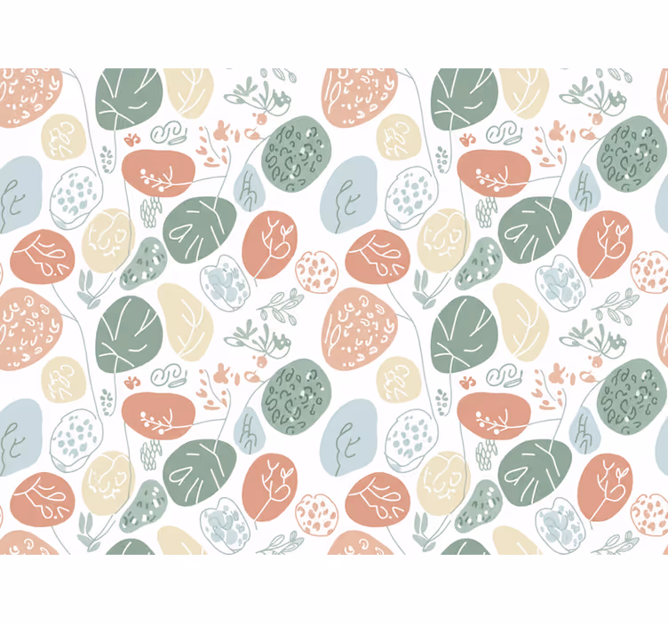 Kids wallpaper animal printed soft - TenStickers