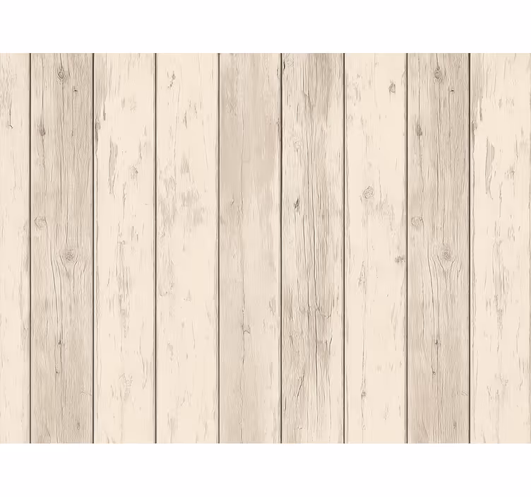 Warm white weathered wood wood effect wallpaper - TenStickers