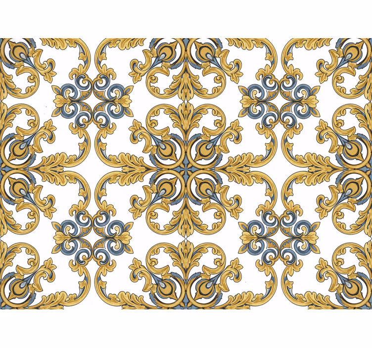 Baroque wallpaper metropolitan tales - TenStickers