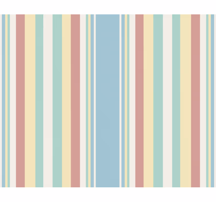Vertical stripe wallpaper fine striped pattern - TenStickers