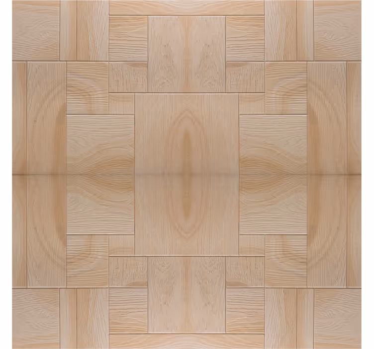 Rustic wallpaper light brown wood pattern - TenStickers
