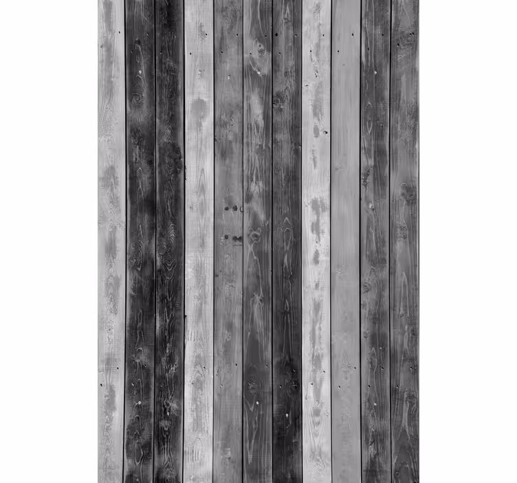Rustic wallpaper rustic gray wood planks - TenStickers