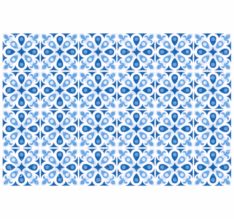 Blue wallpaper in waterhouse blue - TenStickers
