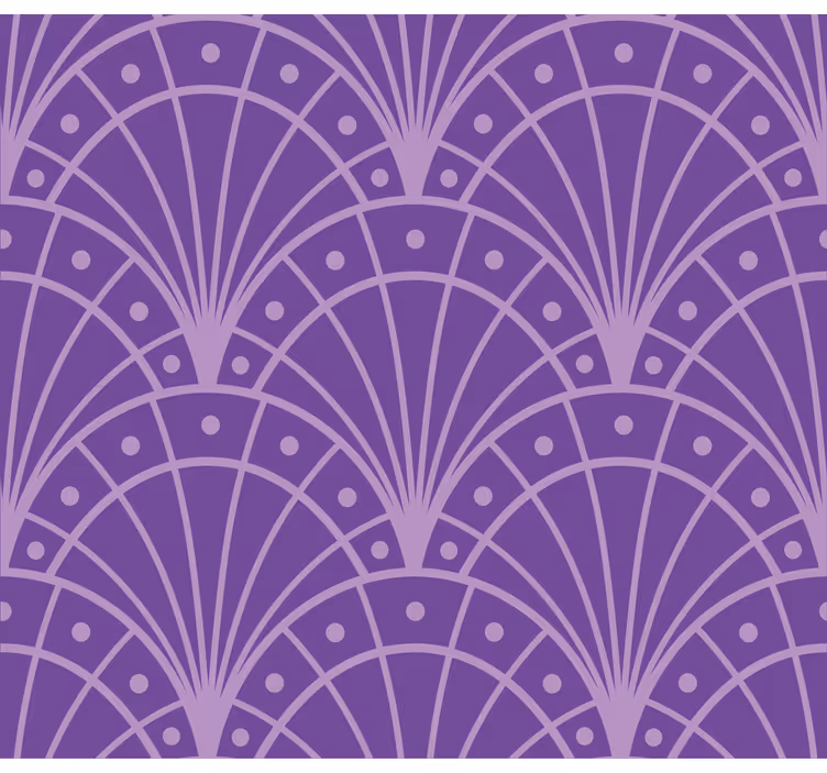 Lilac wallpaper minimalist lilac art deco - TenStickers