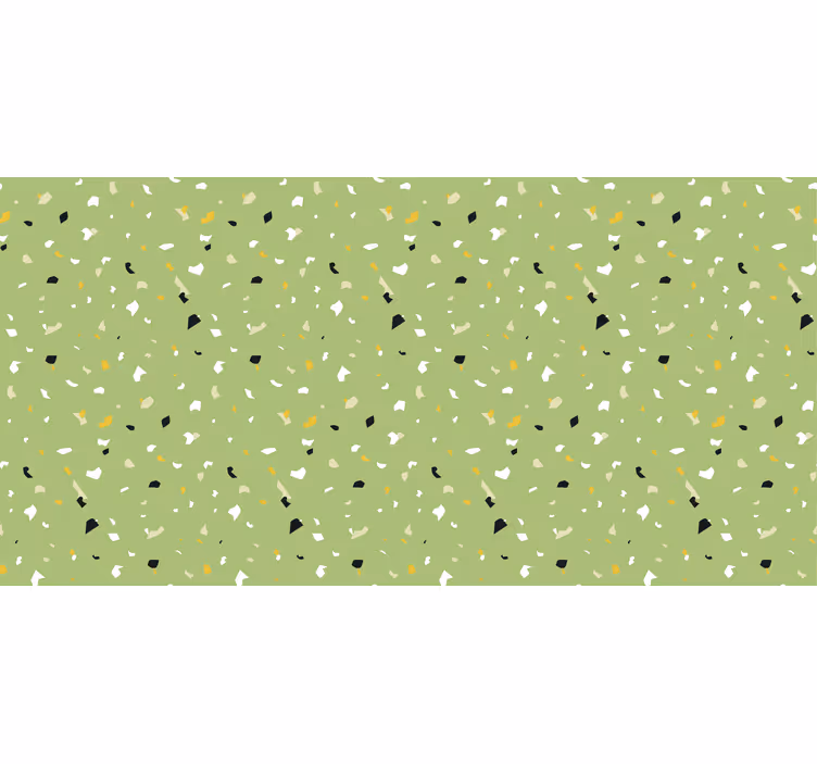Green wallpaper terrazzo green design - TenStickers