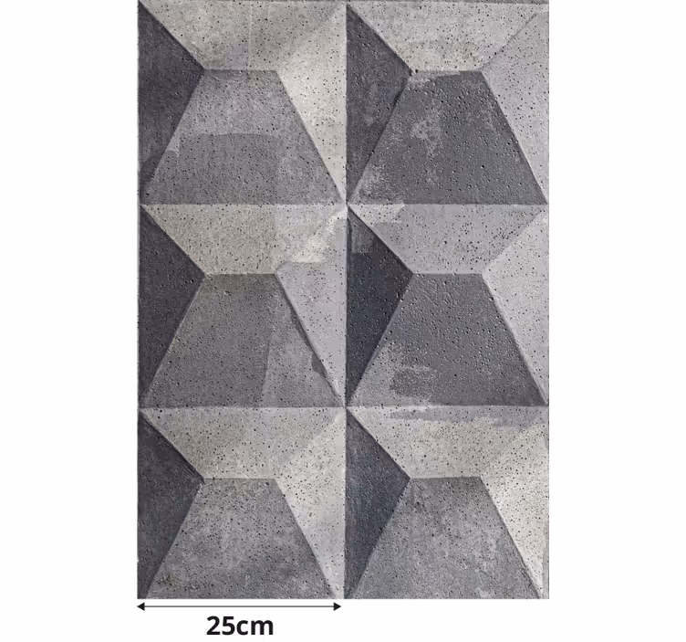 Grey wallpaper with raw concrete texture - TenStickers