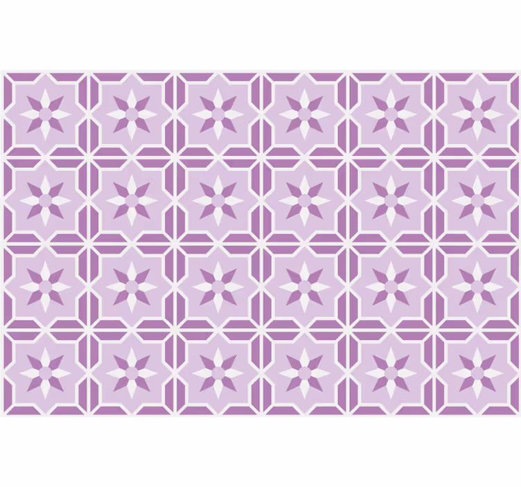 Pink wallpaper geometric lavender tone - TenStickers