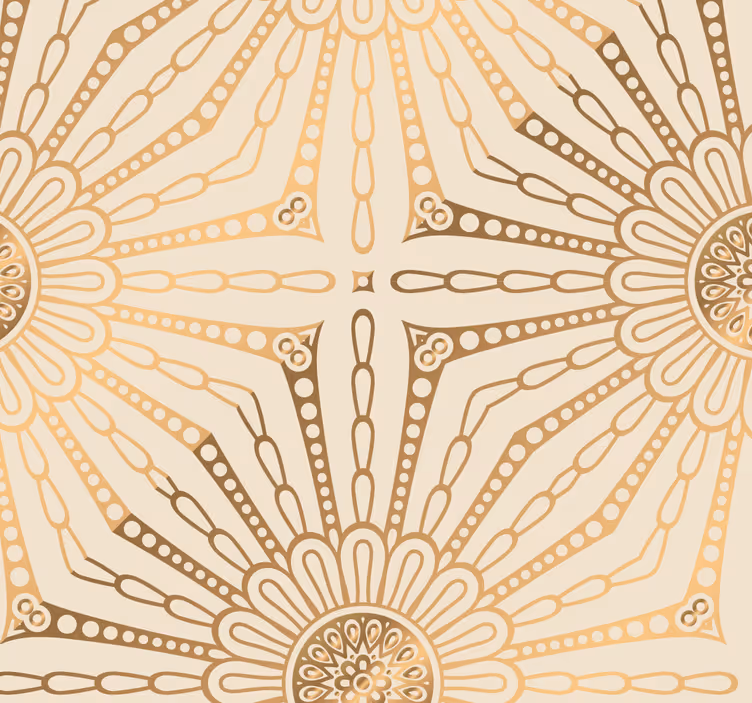 Wallpaper Golden Motifs texture - TenStickers
