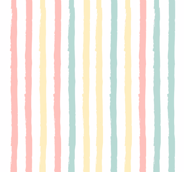 Irregular Pastel Strips Striped Wallpaper - TenStickers
