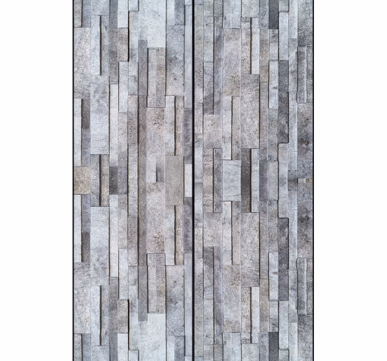 Stone wallpaper geometric stone mosaic - TenStickers