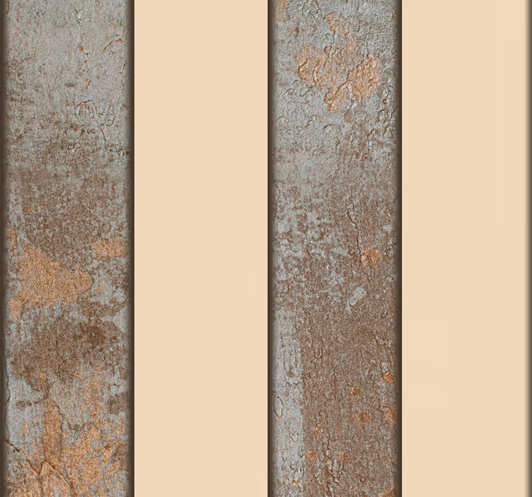 Textured Rustic Stripe Pattern Living Room Wallpaper - TenStickers