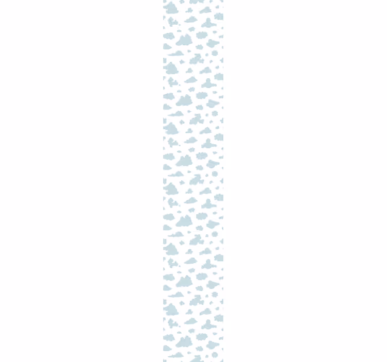 Soft blue cold pattern Kids wallpaper - TenStickers