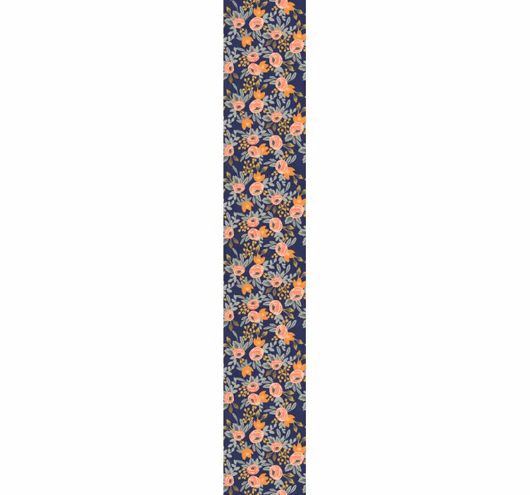 Blossom Elegance ornamental flower wallpaper - TenStickers