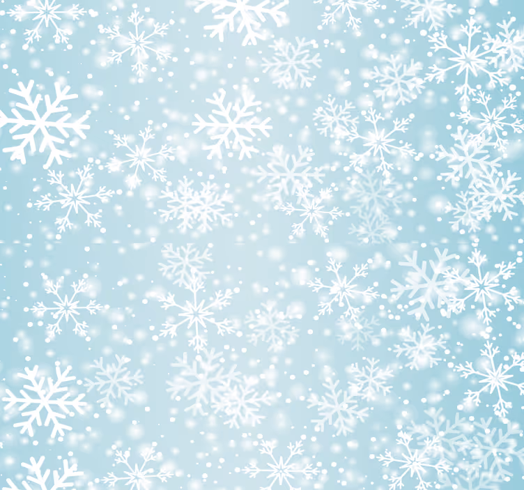 Snowfall Living room Wallpaper - TenStickers