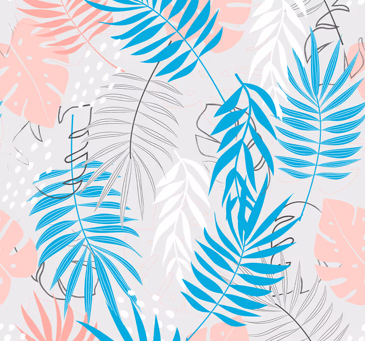 Tropical Leaf Patterns foliage wallpaper - TenStickers