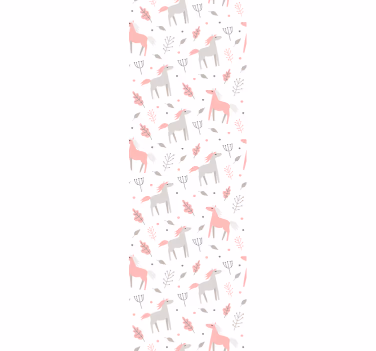 Pastel Fauna Pattern animal wallpaper - TenStickers