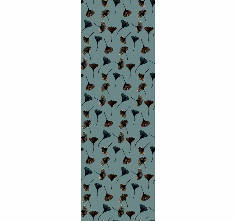 Green ginko leaves Flower Wallpaper - TenStickers