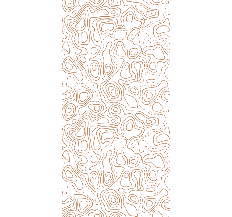 Conceptual Shapes abstract wallpaper - TenStickers