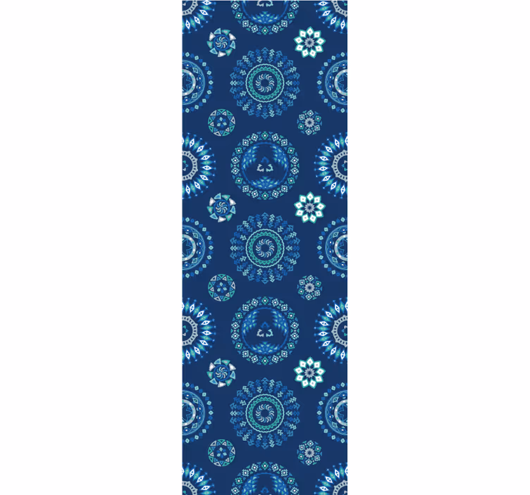 Mandala Tile Essence living room wallpaper - TenStickers
