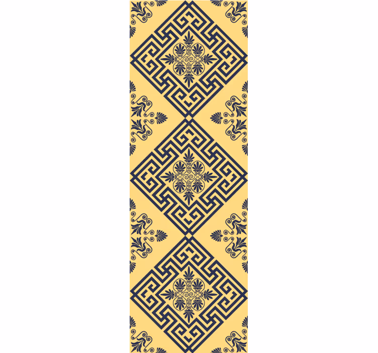 Geometric Ceramic tile wallpaper - TenStickers