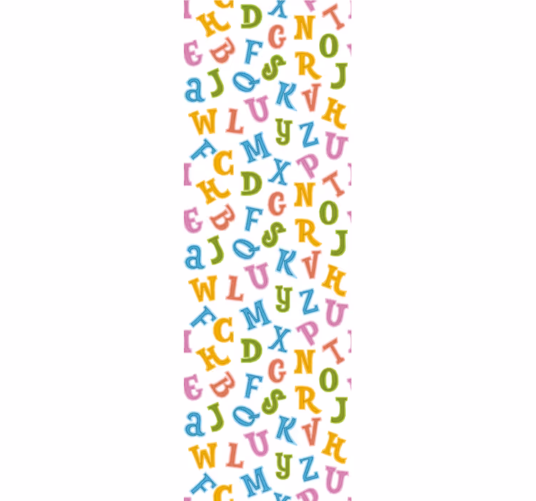 Alphabet wallpaper alphabet adventure - TenStickers