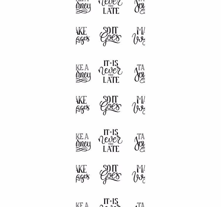 Motivational Quotes alphabet wallpaper - TenStickers