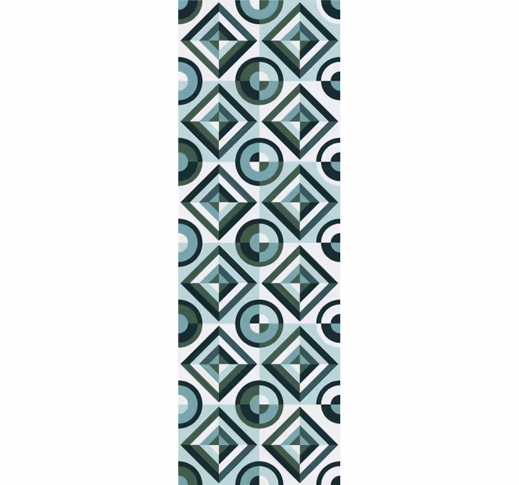 Geometric wallpaper with elegant pattern design - TenStickers