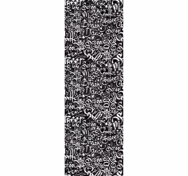 Graffiti tags design Art Wallpaper - TenStickers