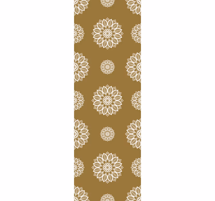 Intricate Mandala ornamental wallpaper - TenStickers