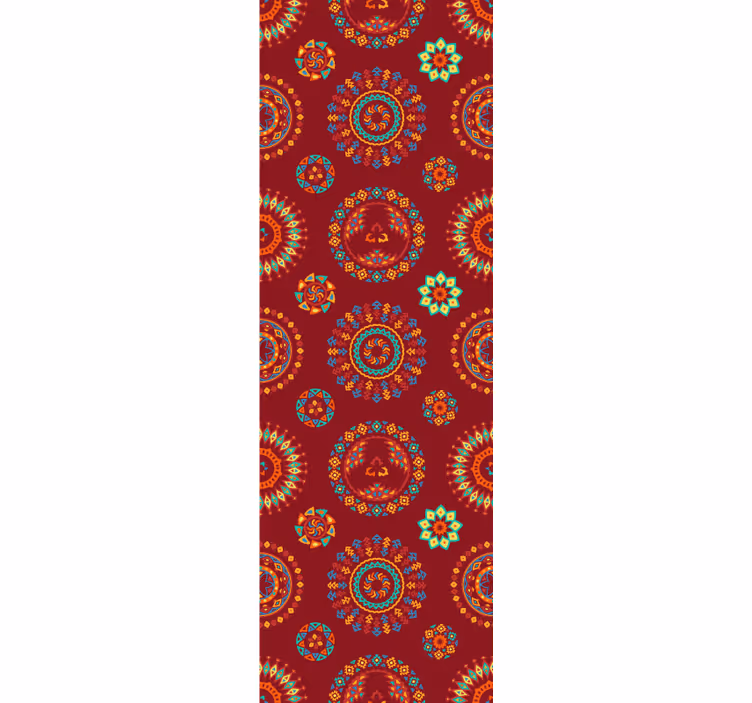 Ornate Mandala Pattern ornamental flower wallpaper - TenStickers
