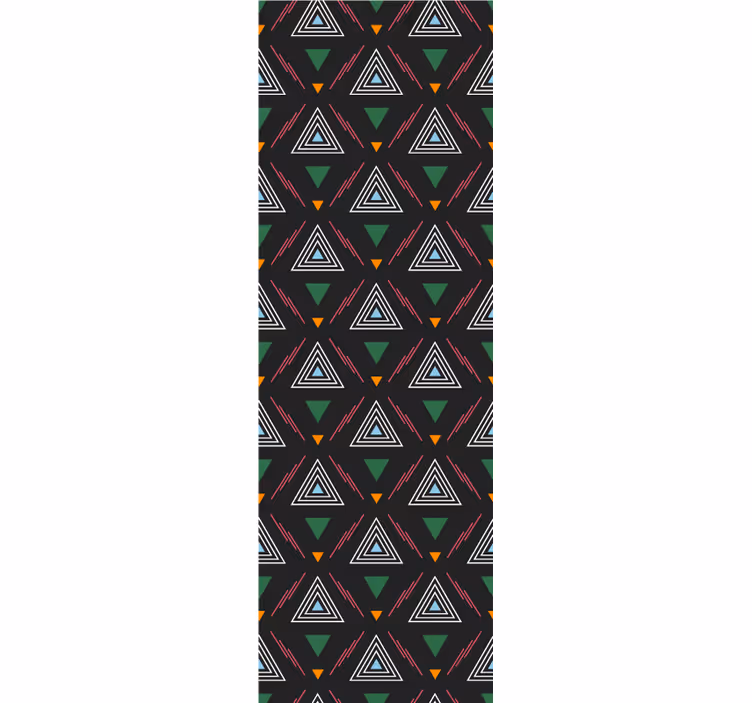 Triangle wallpaper triad harmony design - TenStickers