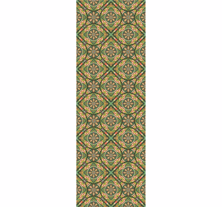 Ornate Geometric ornamental wallpaper - TenStickers