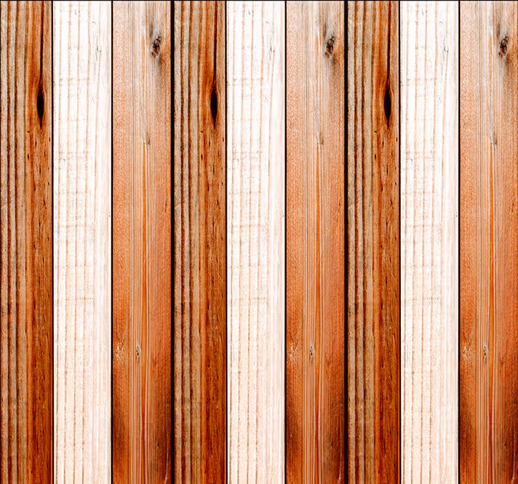 Rustic Timber Planks Wood Effect Wallpaper - TenStickers