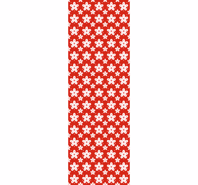 Floral Motif Ensemble ornamental flower wallpaper - TenStickers