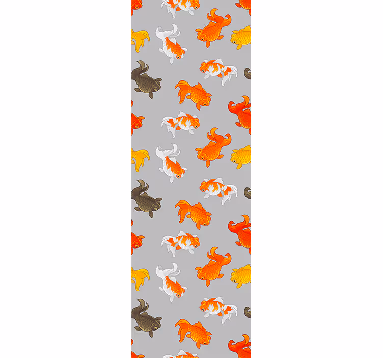 Aquatic Pattern fish wallpaper - TenStickers