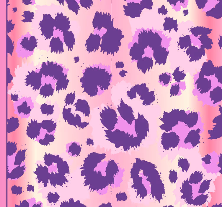 Pink Fur Abstract Wallpaper - TenStickers