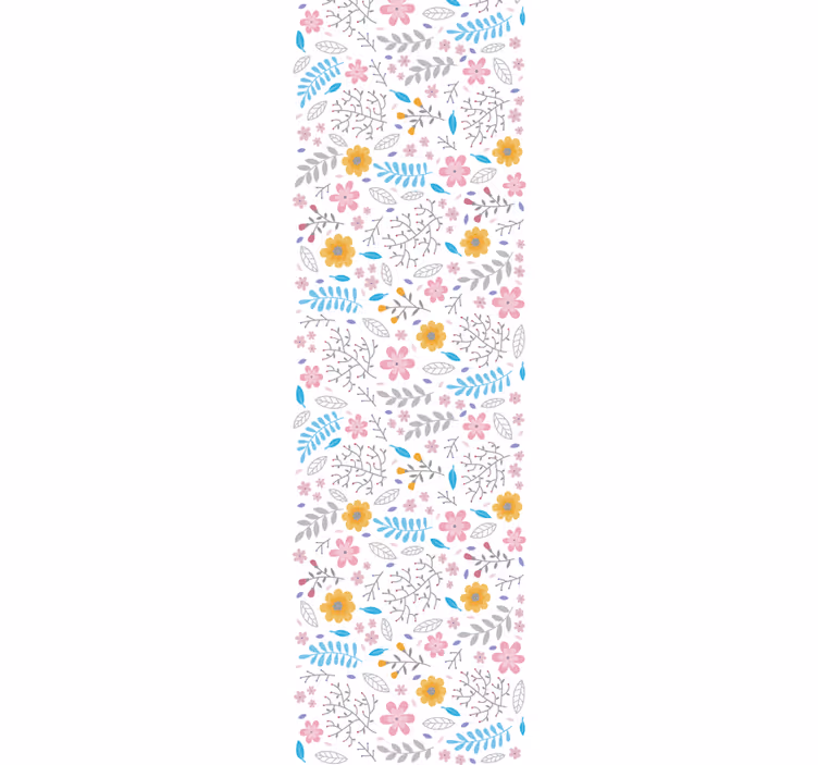 Floral Botanical Burst flower wallpaper - TenStickers