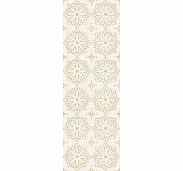 Floral Ornament Pattern ornamental flower wallpaper - TenStickers