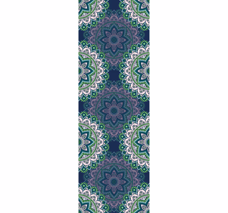 Stain glass mandala art wallpaper - TenStickers