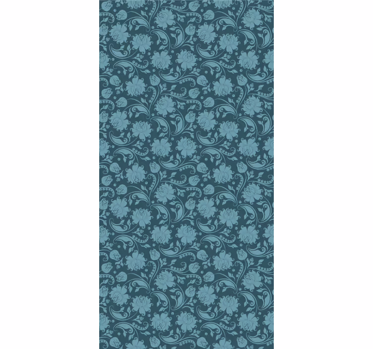 Ornate Flourish Pattern ornamental flower wallpaper - TenStickers
