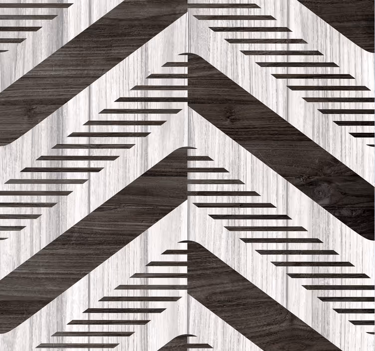Herringbone Contrast geometric wallpaper - TenStickers